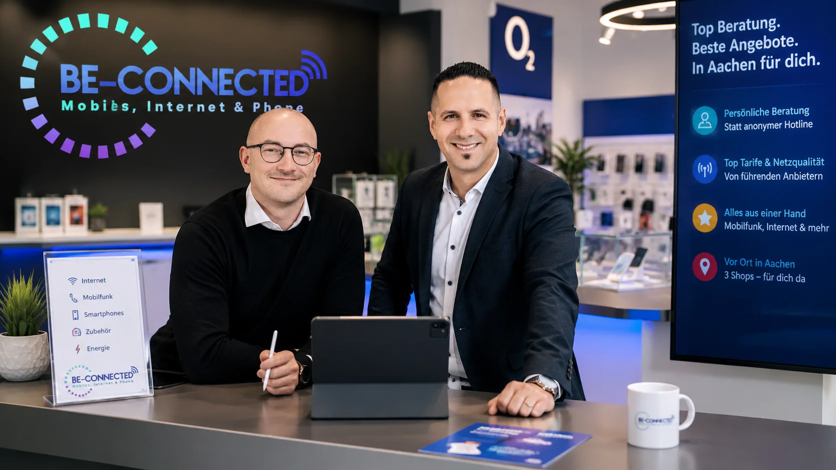 Persönliche Mobilfunkberatung bei BeConnected in Aachen