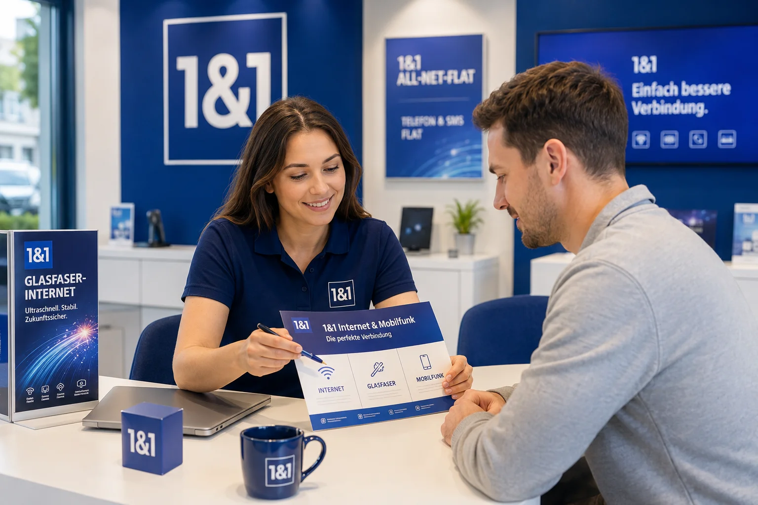 1&1 Beratung bei BeConnected in Aachen