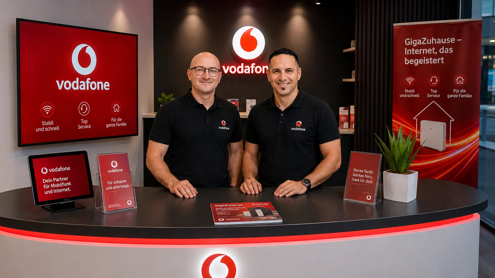 Persönliche Vodafone Beratung bei BeConnected in Aachen